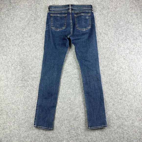 Rag & Bone Jeans Womens 26 Blue Skinny Capri in Sonoma Preppy Capsule Basic - Picture 4 of 14